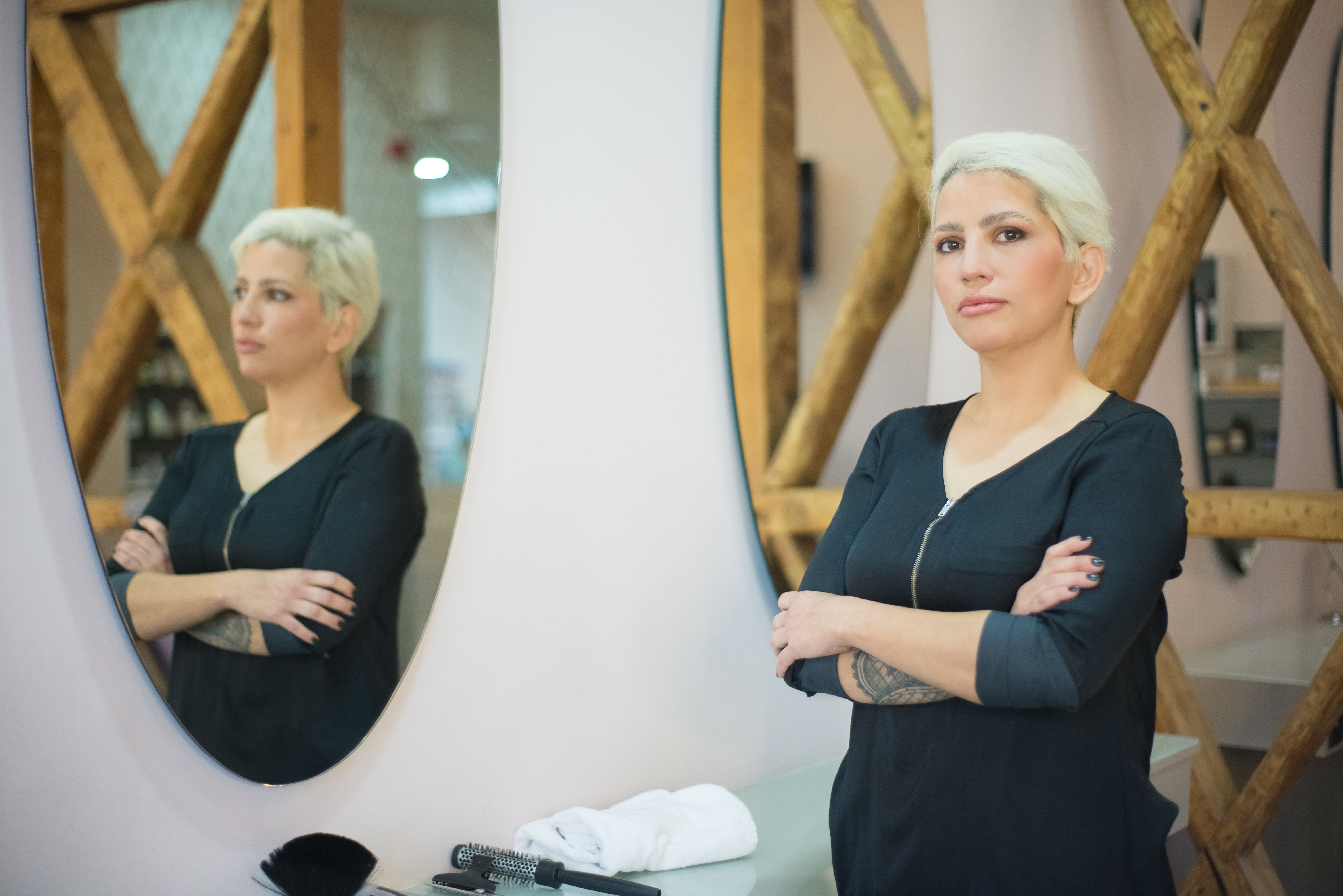 Sheryl, a salon stylist